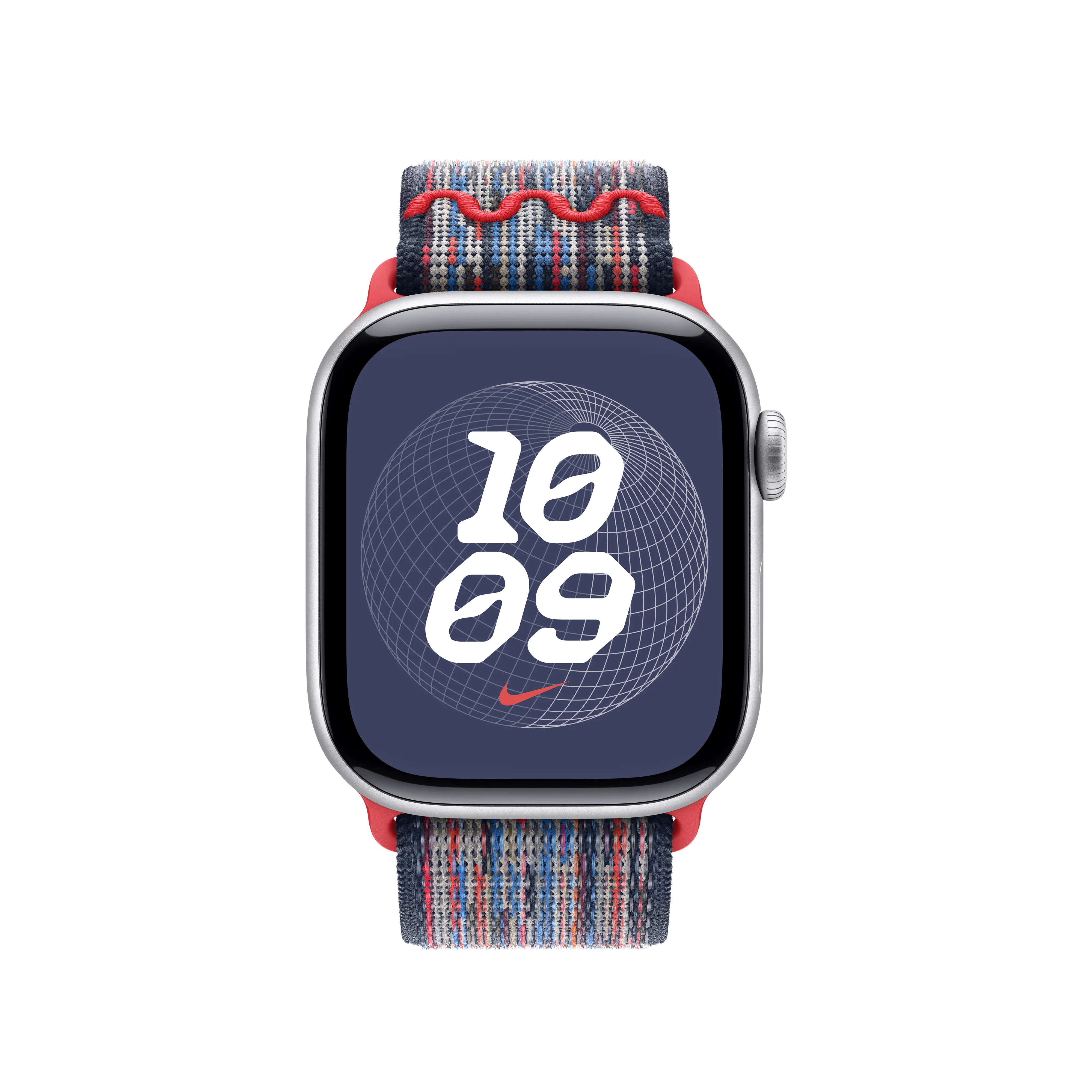 40mm Blue/Red Nike Sport Loop - Image 3