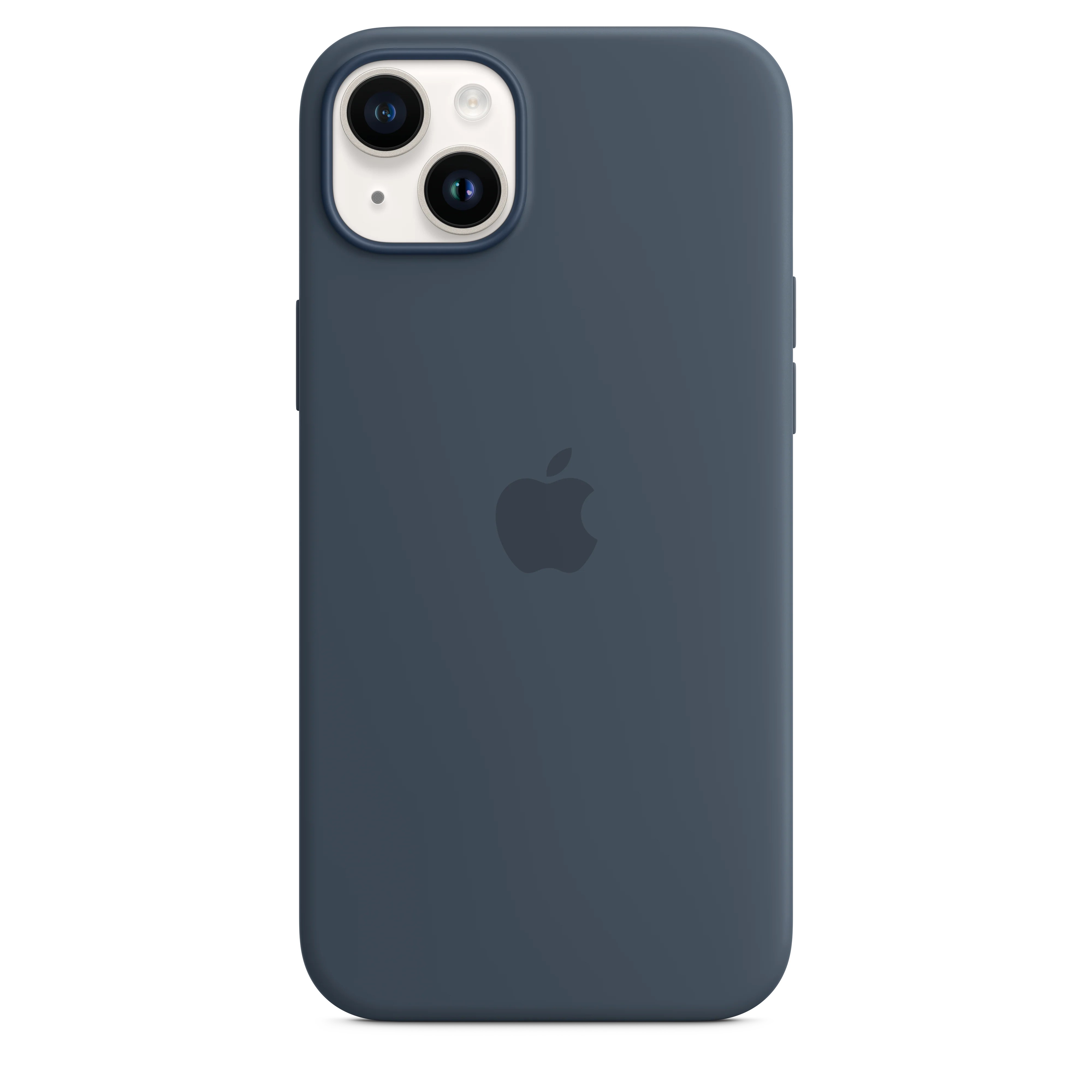 iPhone 14 Plus Silicone Case with MagSafe - Storm Blue - Image 4