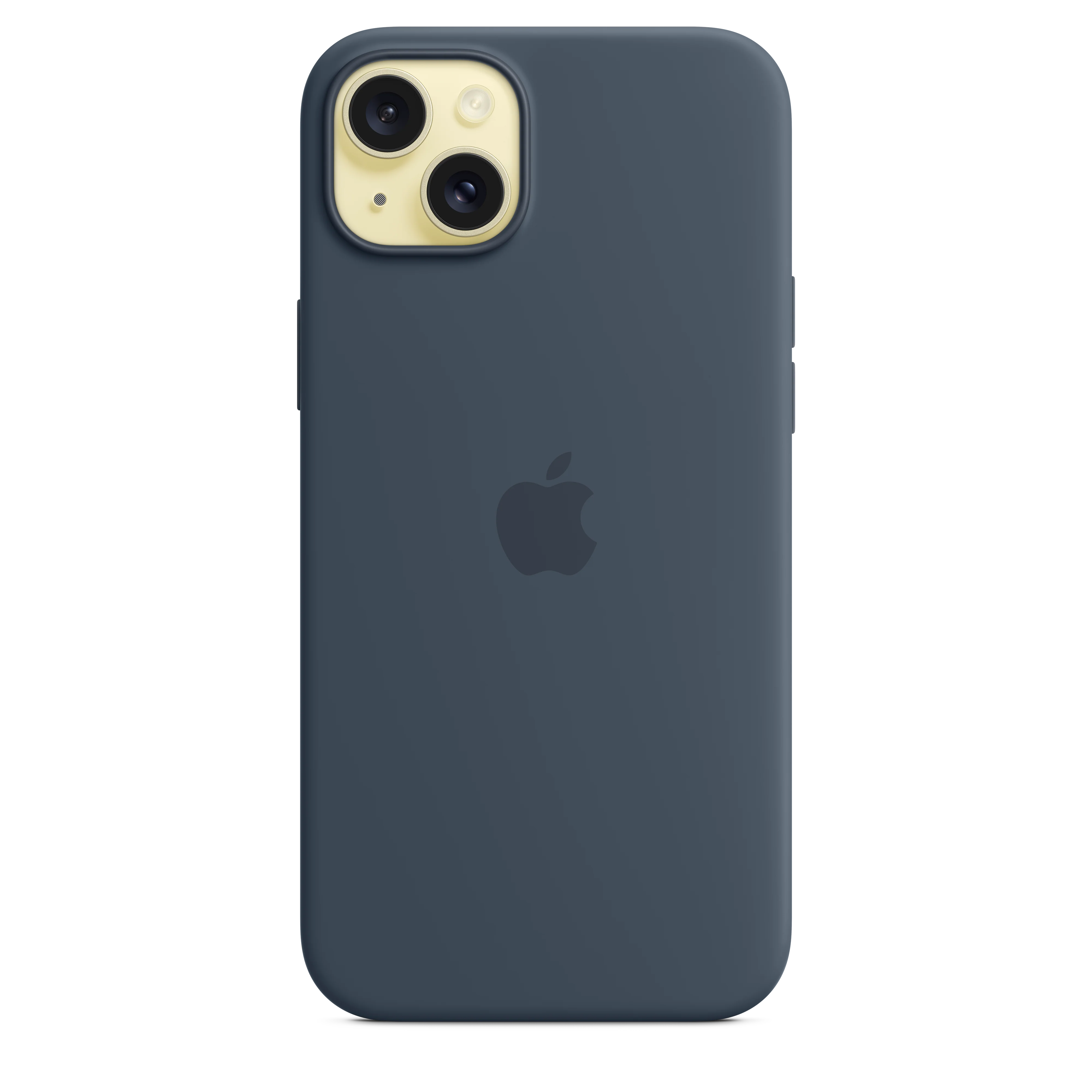 iPhone 15 Plus Silicone Case with MagSafe - Storm Blue - Image 3