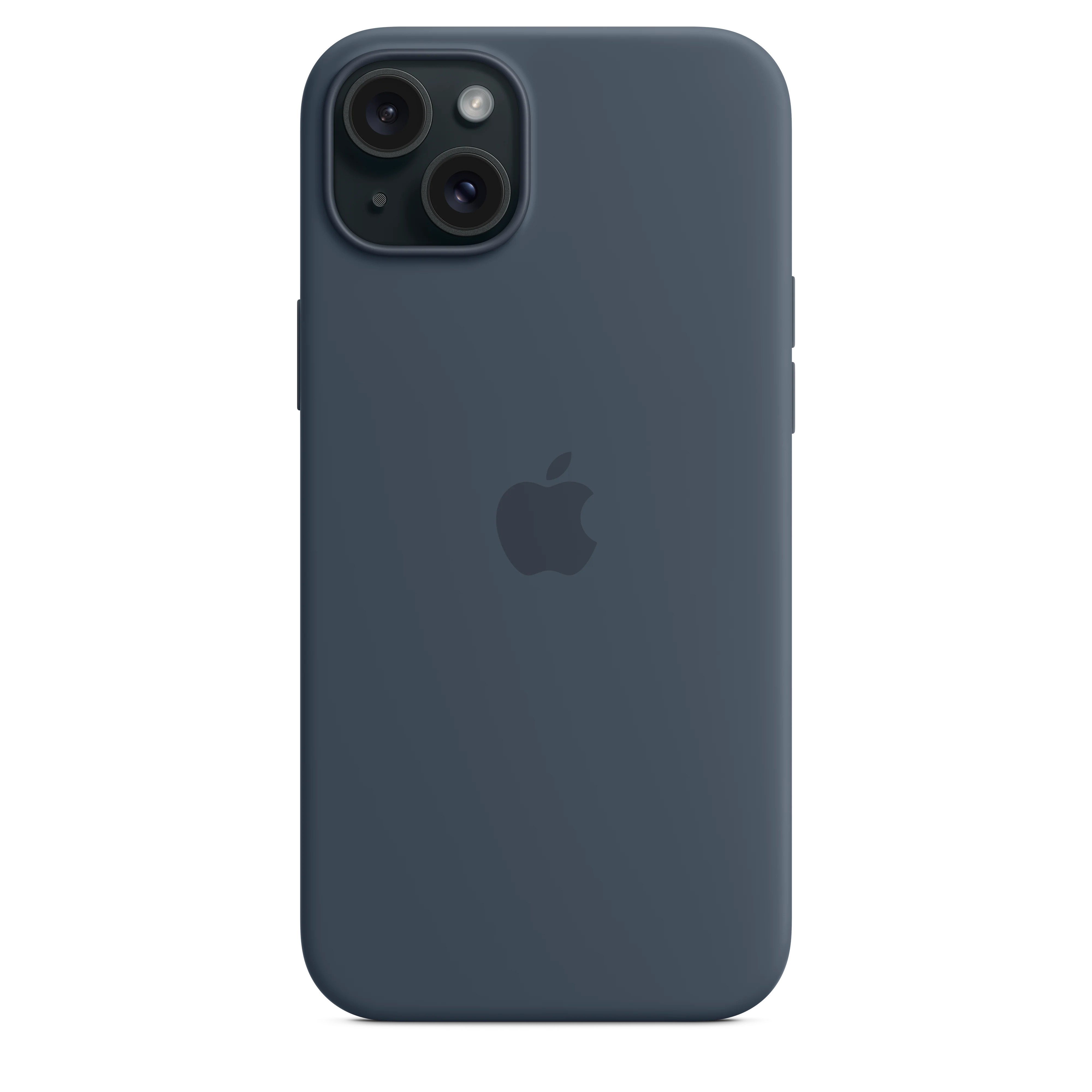 iPhone 15 Plus Silicone Case with MagSafe - Storm Blue - Image 5