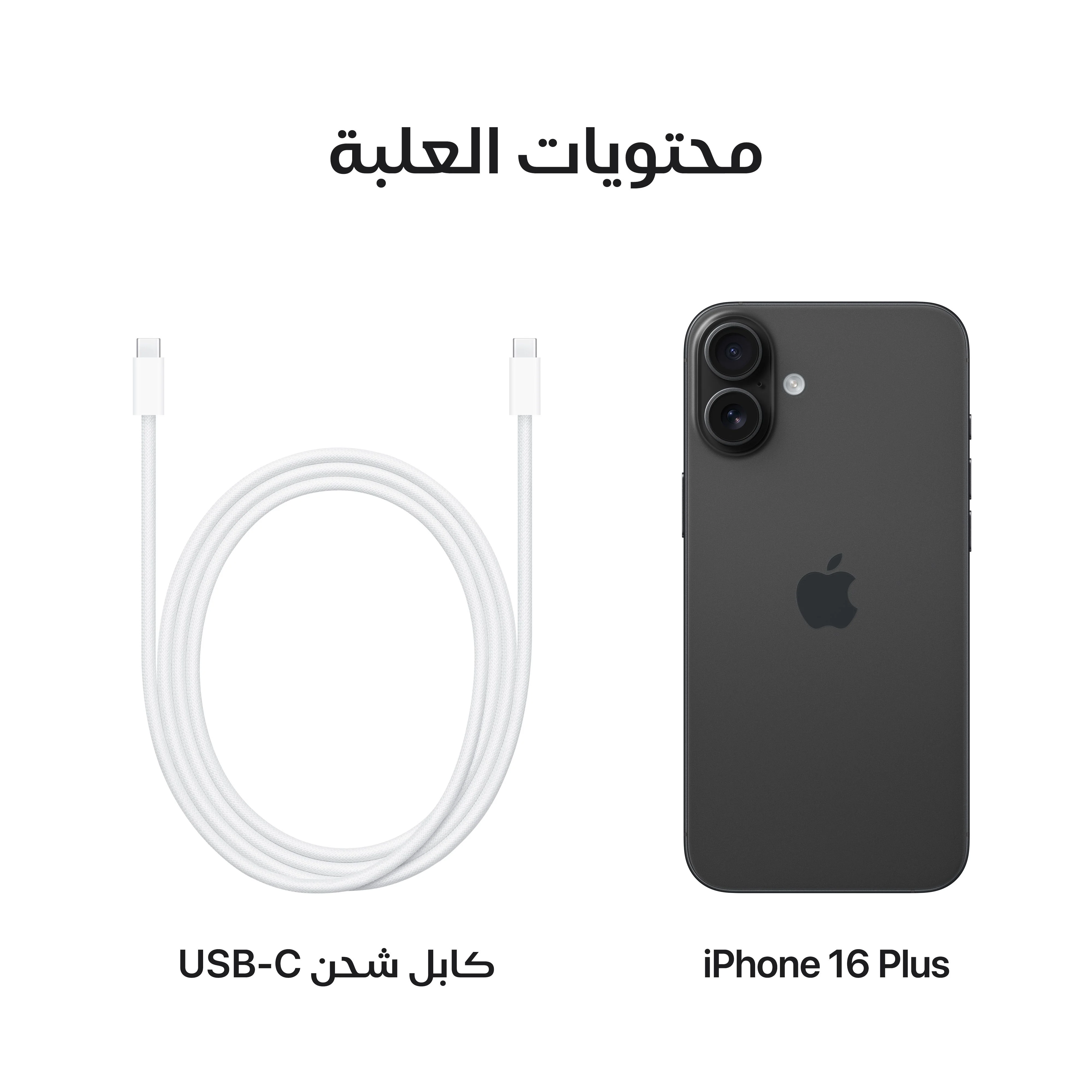iPhone 16 من Apple (سعة تخزين 256GB) - أسود - Image 9