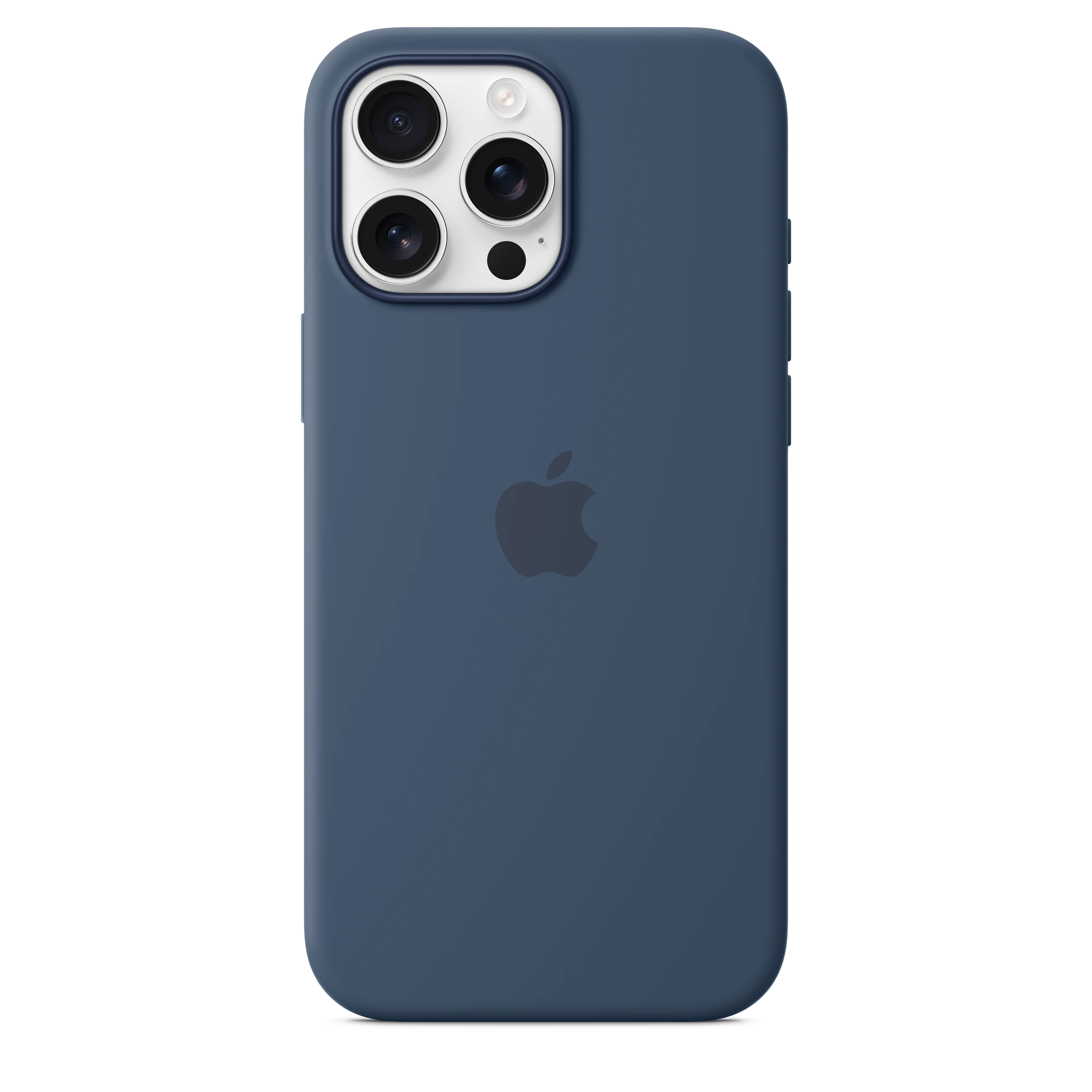 iPhone 16 Pro Max Silicone Case with MagSafe - Denim - Image 3